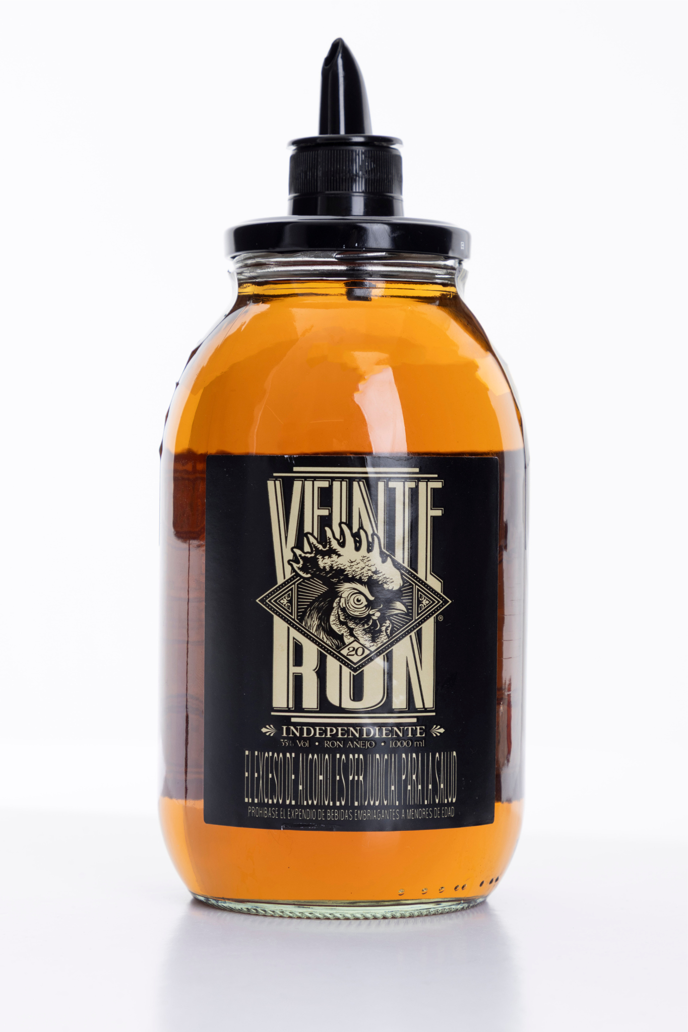 Combo: Veinte Ron Independiente + Tapa dosificadora