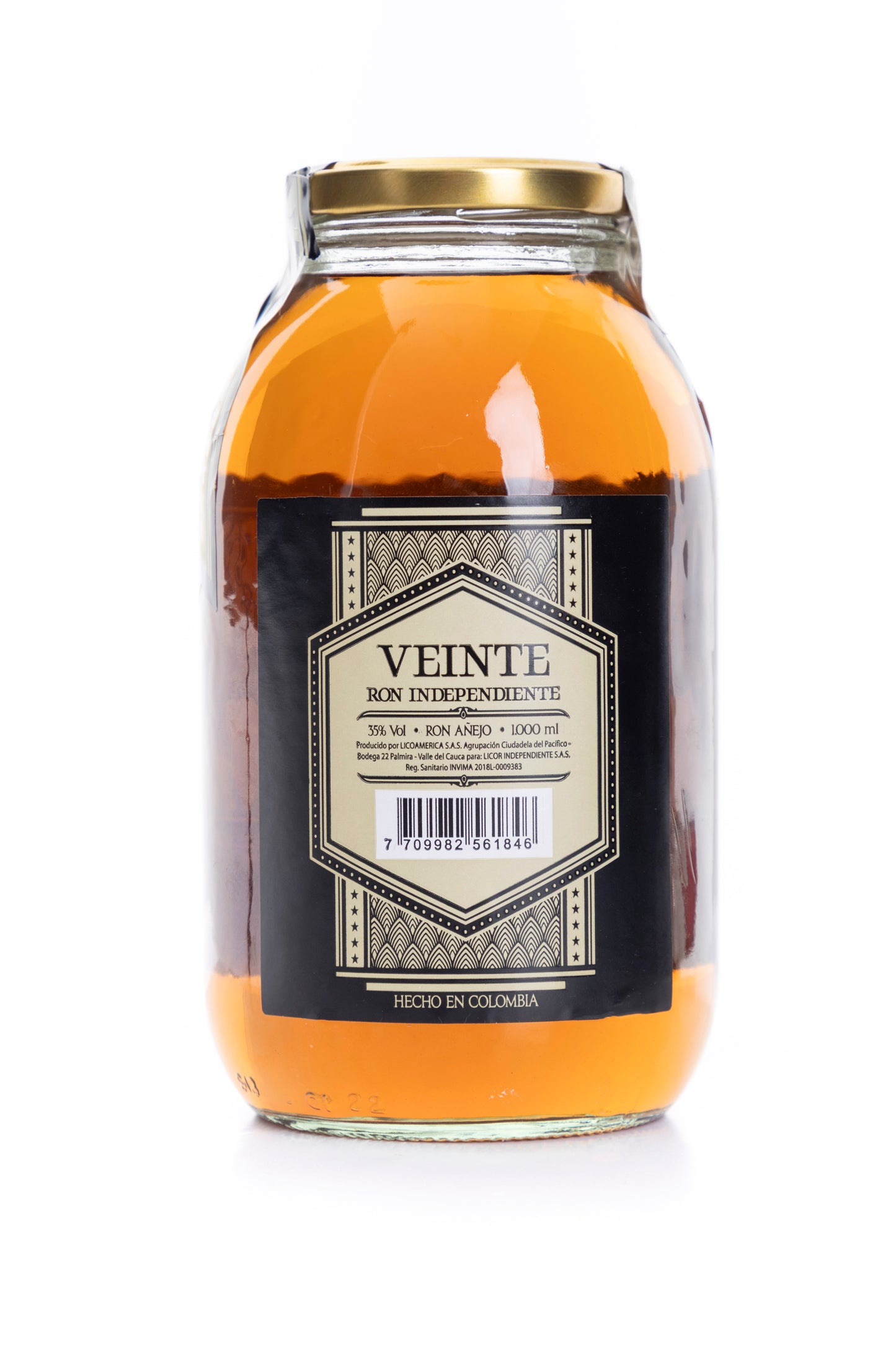 Veinte Ron Independiente (1000ml)